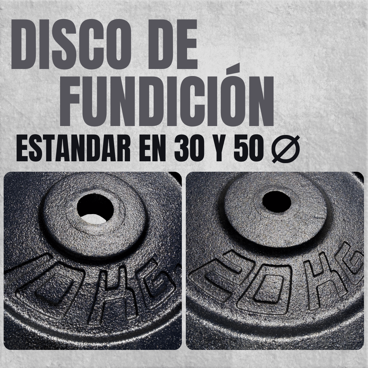 Discos Lisos Clásicos (Precio por Kg)